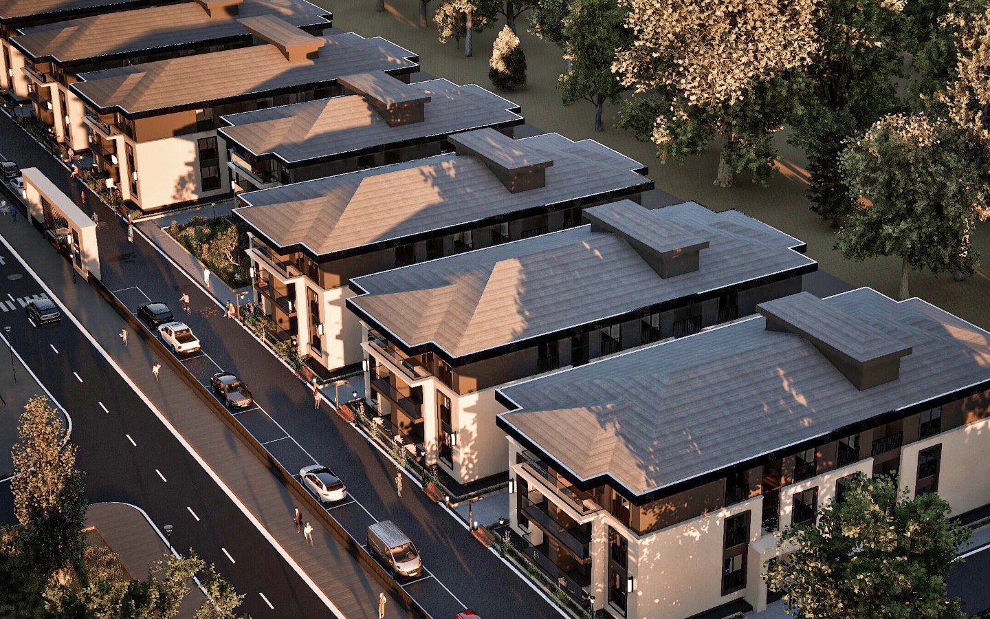 İnce Resort projesi kuş bakışı görünüm