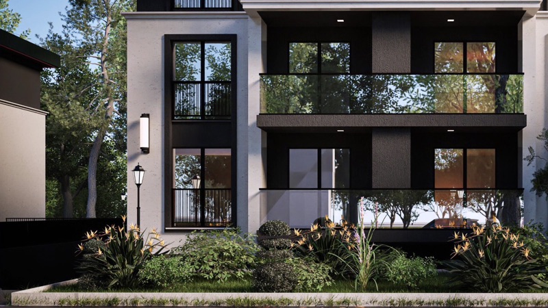 İnce Resort — blok cephesi ve balkonlar