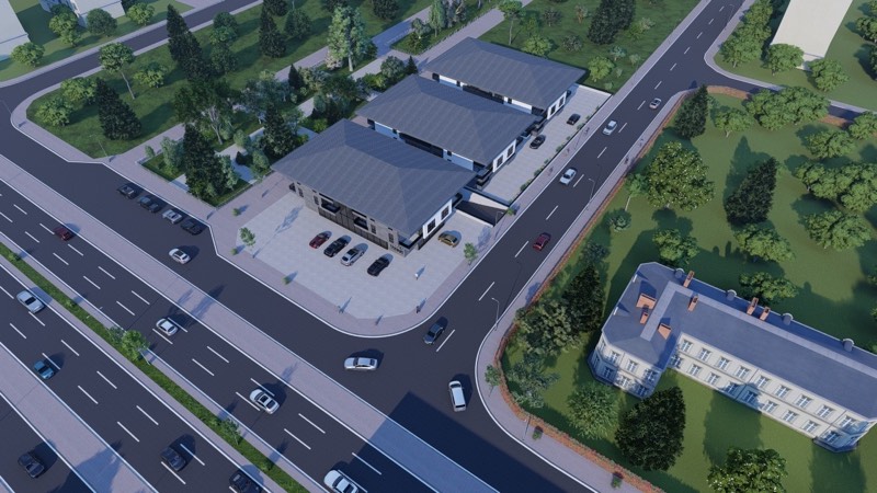İnce Suites — vaziyet planı, kuş bakışı