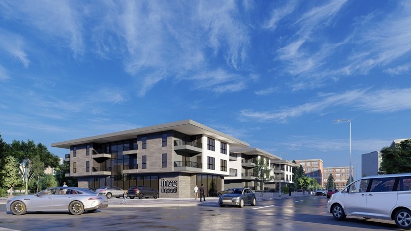 İnce Suites — meydan ve otopark düzenlemesi