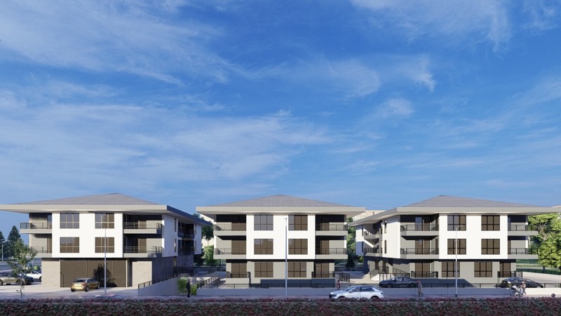 İnce Suites — blok dizilimi ve peyzaj aksı